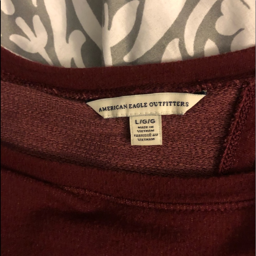 American eagle open-backed sweater